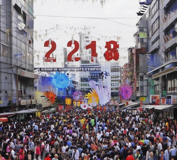 泊头商贸城，223年 anniversaries，一场与疫情的较量